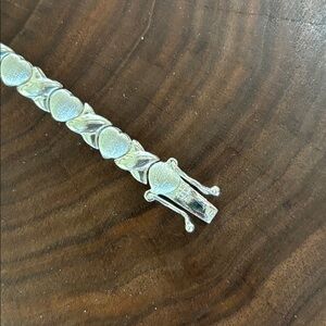 Sterling silver heart bracelet